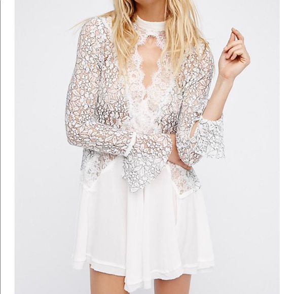 Free people lace dress size xs - Picture 6 of 8